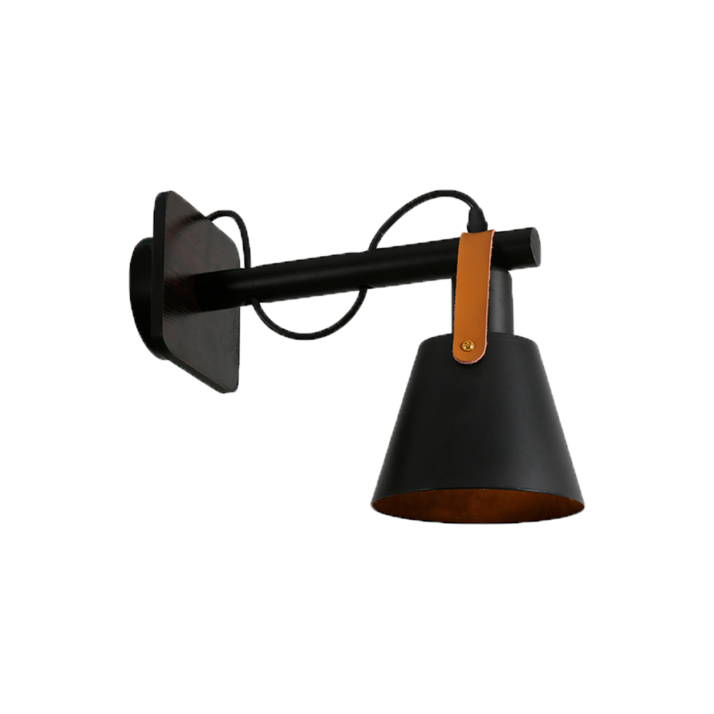 Aplique pared cono negro GE
