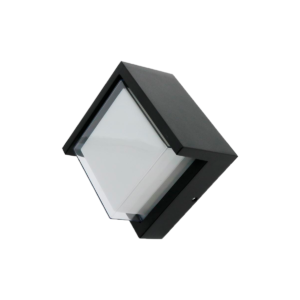 Aplique para pared cuadrado negro 5W 6500k EVLITE