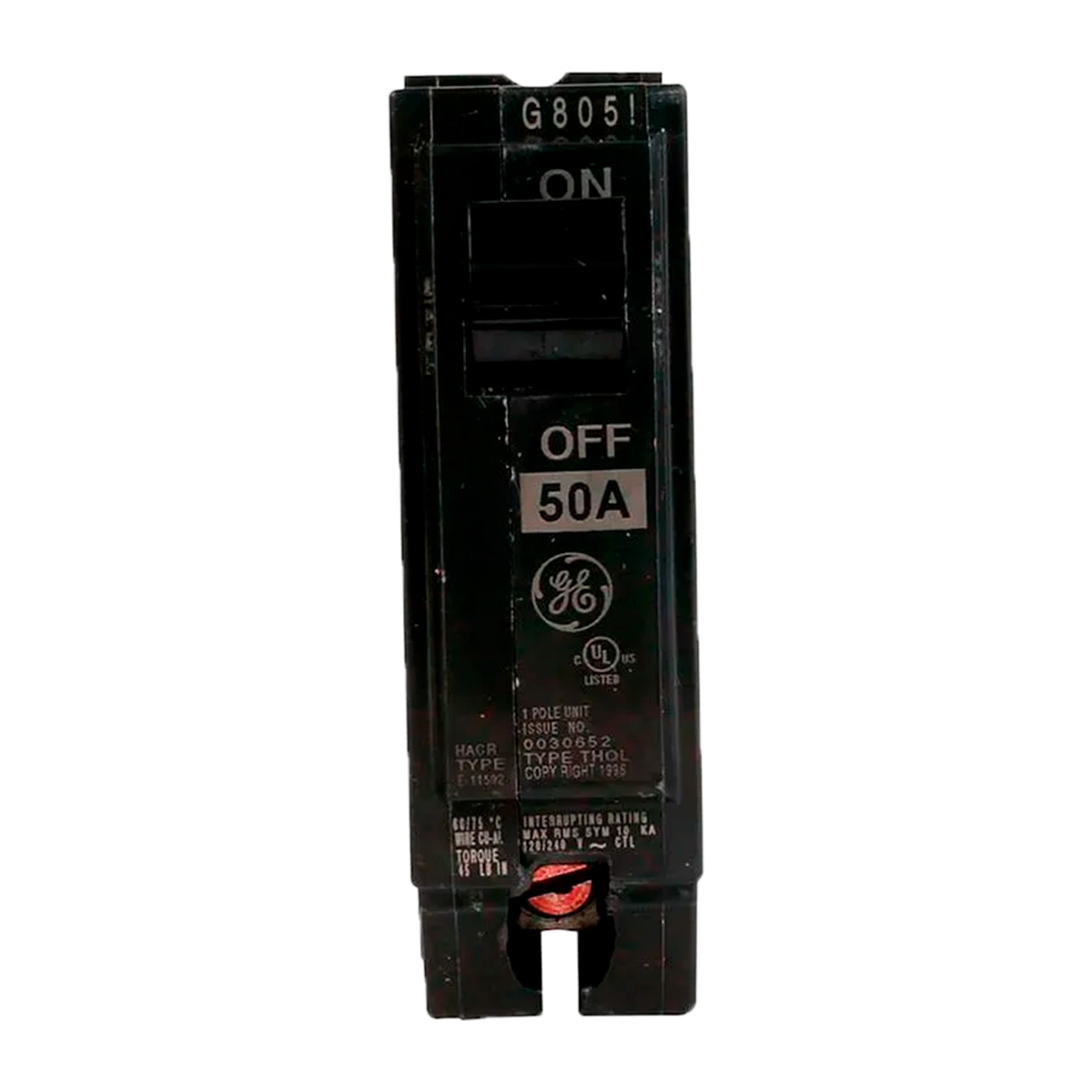 Breaker 2x50 amp Ge para caja