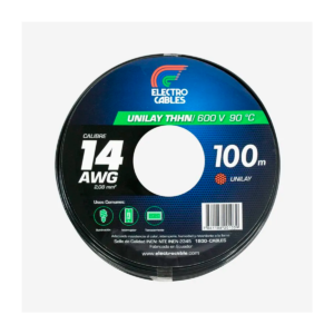 MTS Cable #14 flexible THHN negro ELECTROCABLE