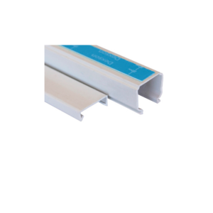 Canaleta 10x10 plástica blanca evlite