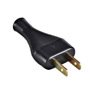 Enchufe 2 patas negro plano chino