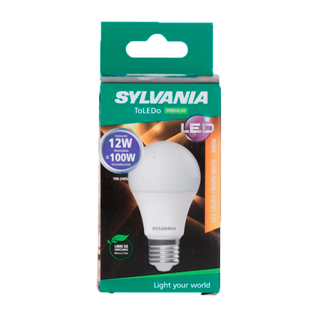 Foco LED 12w 3000k SYLVANIA