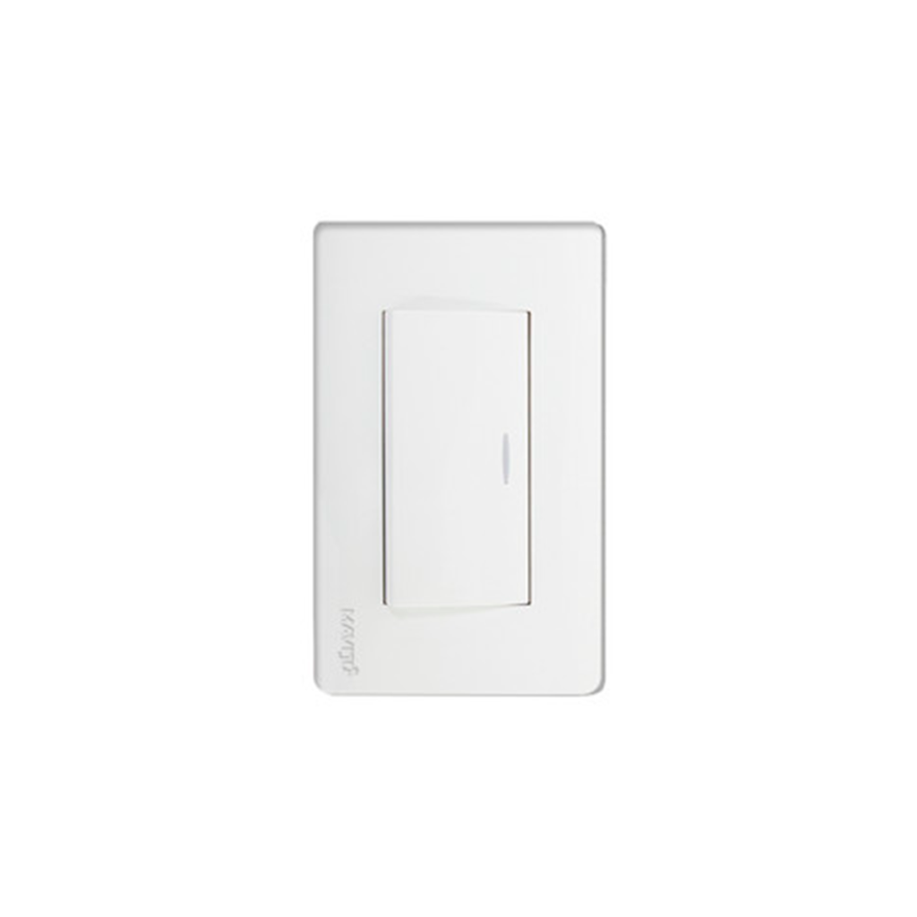 Conmutador simple de 4 vías blanco MAVIJU