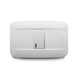 Conmutador simple veto plata