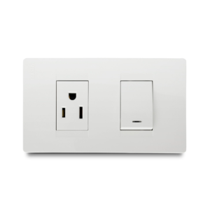 Mixto toma+interruptor veto premium