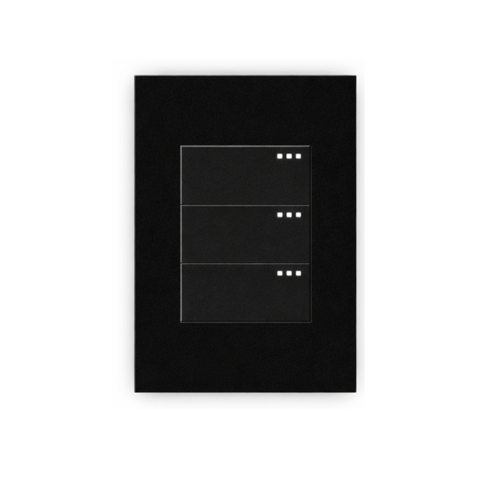 Interruptor triple/comutado BLANCO LUXURY