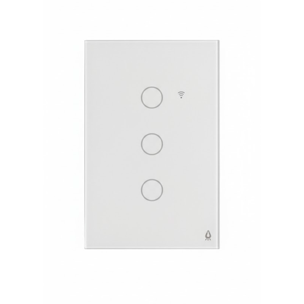 Interruptor triple wifi inteligente blanco MERCURY