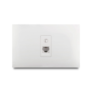 Toma jack telefono simple veto vive Blanco