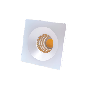 Ojo de dragon led cuadrado 3w Luz calida