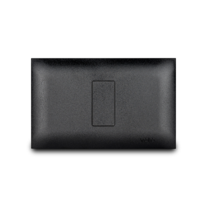 Placa ciega veto vive negro