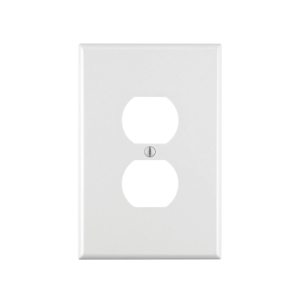 Placa ovalada blanco cooper