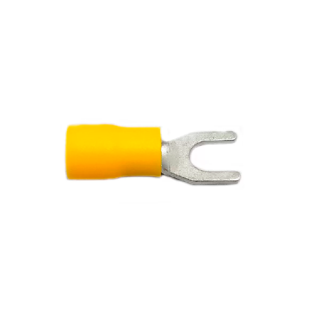 Terminal u 10-12awg 4mm amarillo