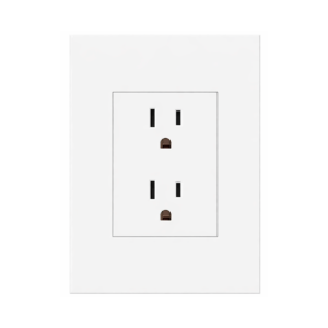 Toma doble BLANCO LUXURY