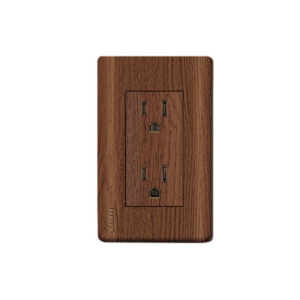 Tomacorriente maderado AQUA MAVIJU