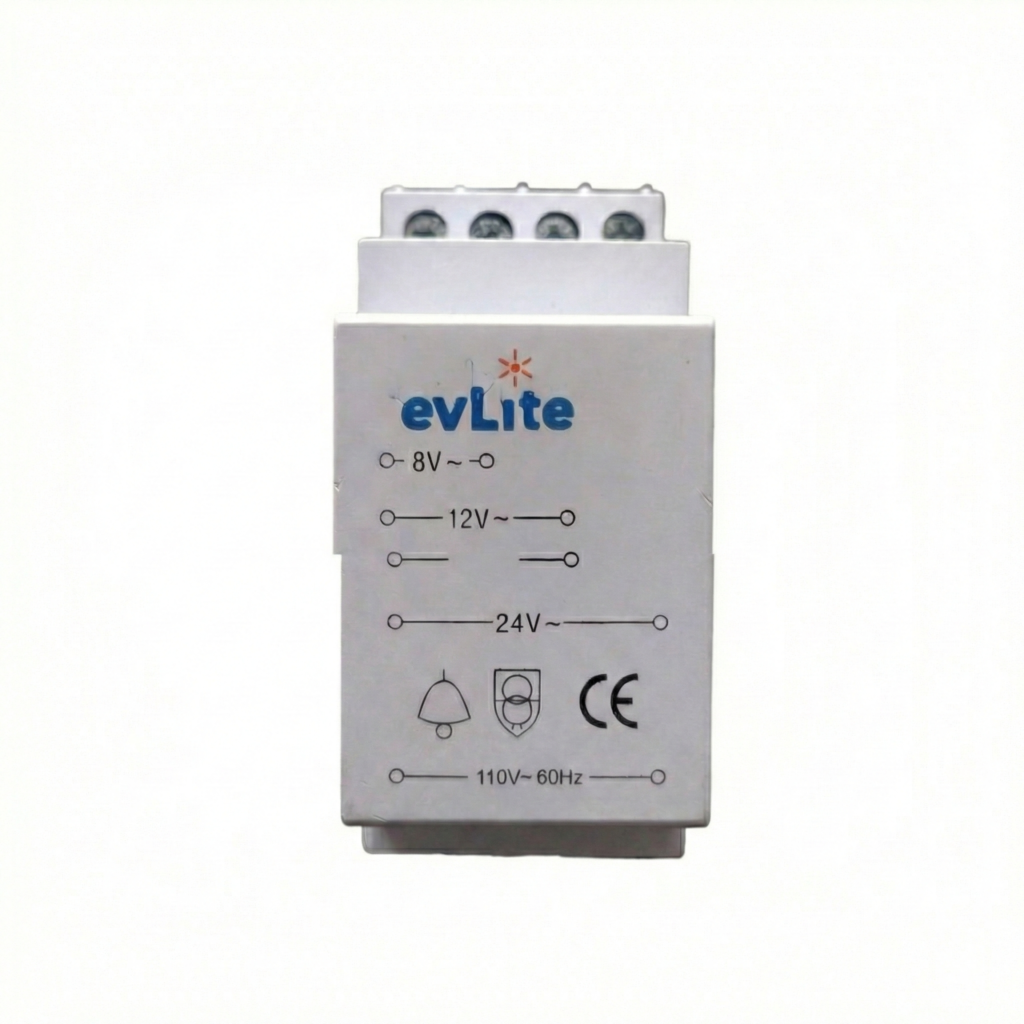 Transformador cerradura eléc. 110v 8-12-24v EVLITE