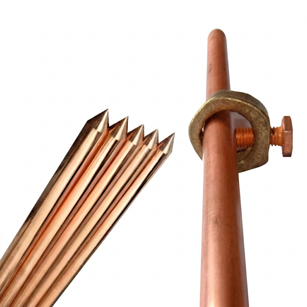 Varilla 5/8x1,20 mts con conector COPPERWELD